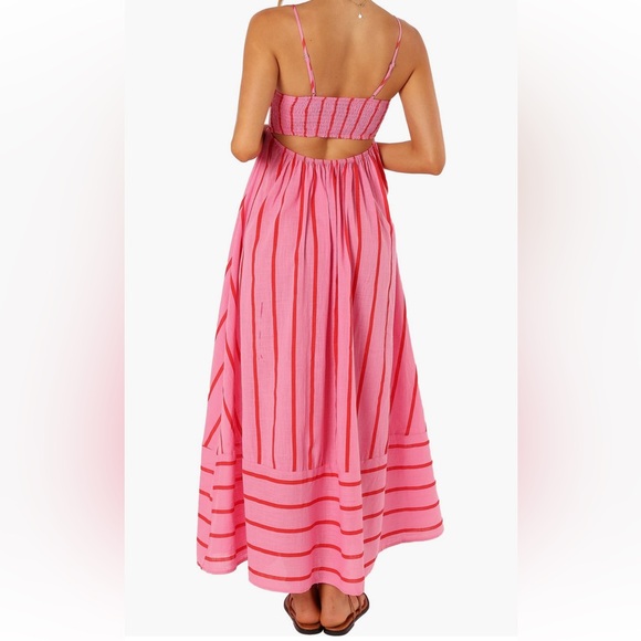 Petal & Pup Pink Striped Maxi Dress - Picture 2 of 2